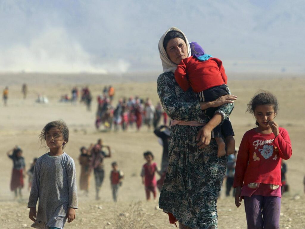 August 2014 assault by Islamic State against indigenous Yezidi population of northern Iraq